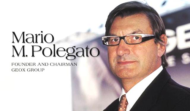The Captain - Mario M. Polegato Founder and Chairman GEOX Group