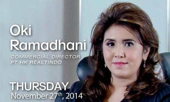 The Captain Special Woman on Top - Oki Ramadhani Commercial Director HK Realtindo November 27th 2014