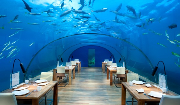 Restoran bawah laut pertama di dunia, Ithaa Undersea Restaurant - 103.8 FM  Brava Radio