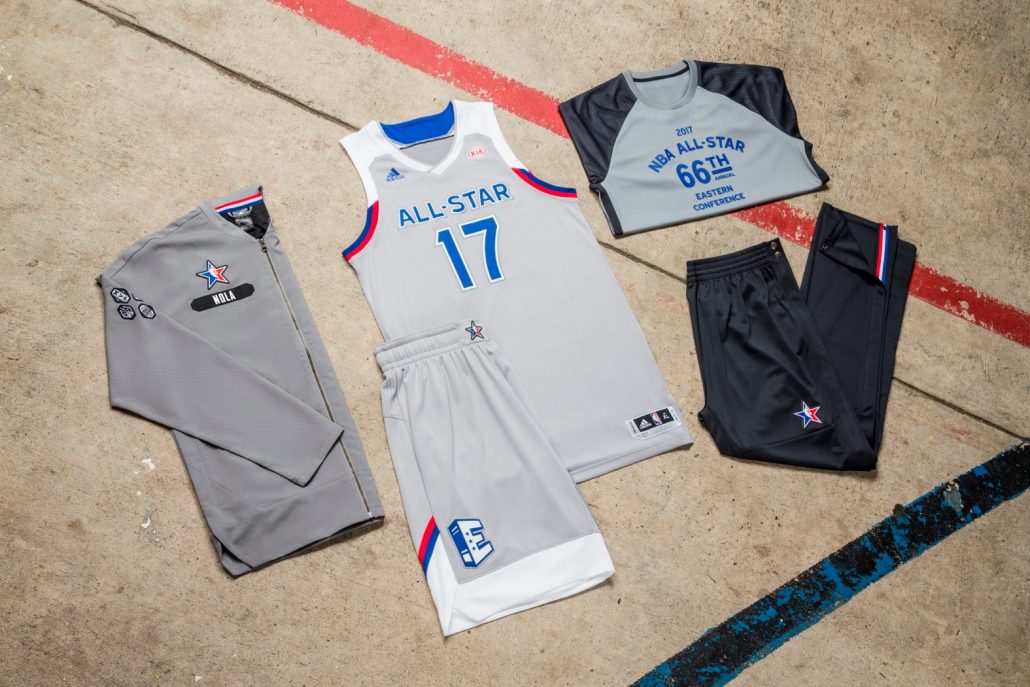 Adidas dan NBA umumkan seragam resmi NBA All-Star Game ke-66