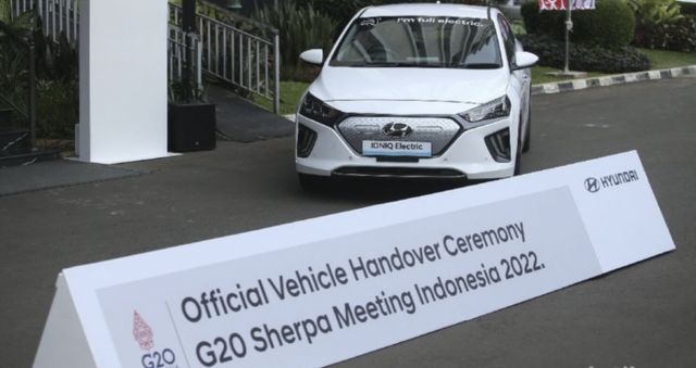 Para Tamu Di KTT G20 Bali Difasilitasi Mobil Listrik 42 Unit