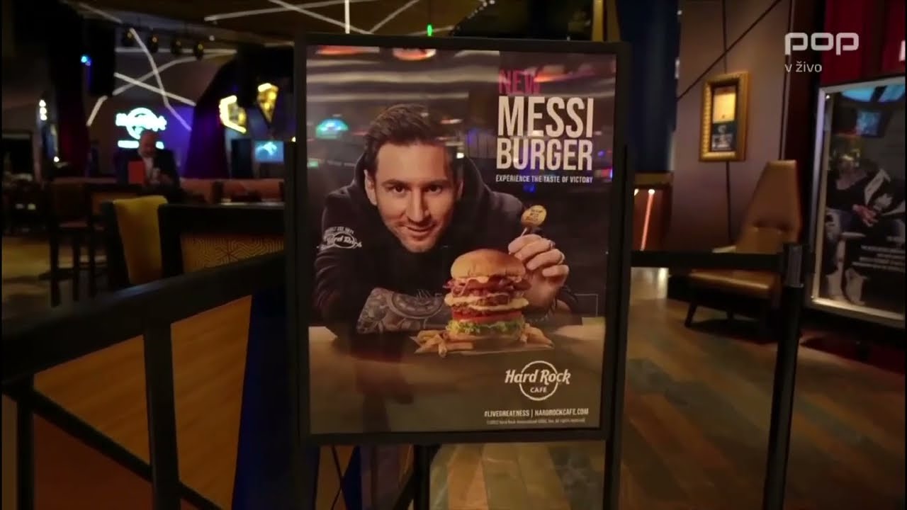 Lionel Messi Luncurkan 'Messi Burger' Bekerjasama dengan Hard Rock Cafe