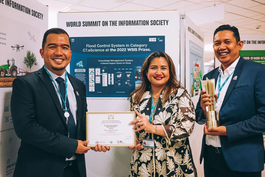 Inovasi Sistem Pengendalian Banjir DKI Jakarta Berhasil Juara di WSIS Prizes 2022