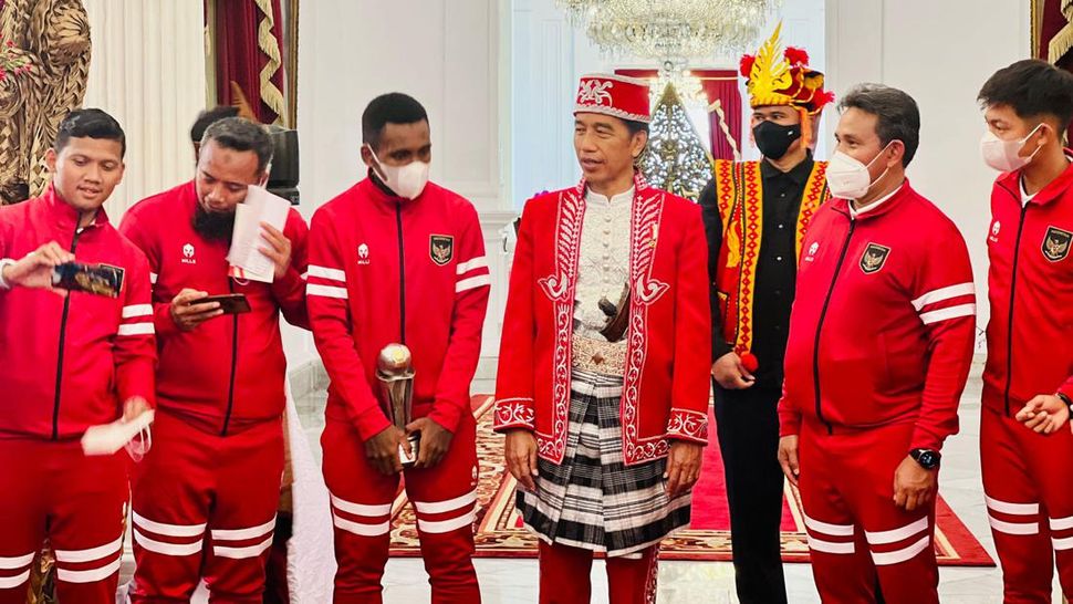 Presiden Jokowi Beri Bonus Timnas Indonesia U-16 Lebih Dari Rp 1 Miliar