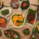 West,Sumatran,Rijsttafel.,An,Array,Of,Traditional,Dishes,From,Padang,