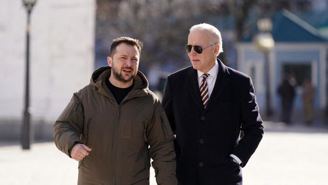 Joe Biden Janjikan Rp7,5 Triliun untuk Bantu Ukraina
