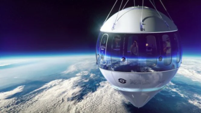 Jelajah Luar Angkasa Dengan Tarif Rp1,9 Miliar Menggunakan Balon Udara