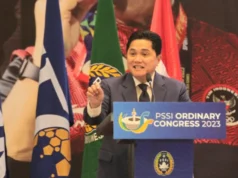 Blue print 'Garuda Mendunia 2045' Diusung Erick Thohir di Kongres PSSI