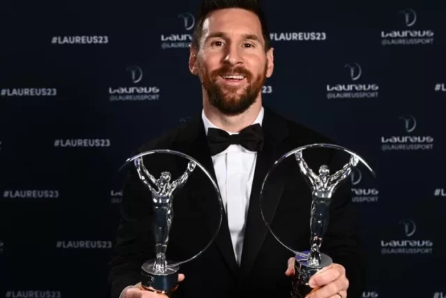 Lionel Messi Dianugerahi Gelar Laureus World Sportsman of the Year 2023